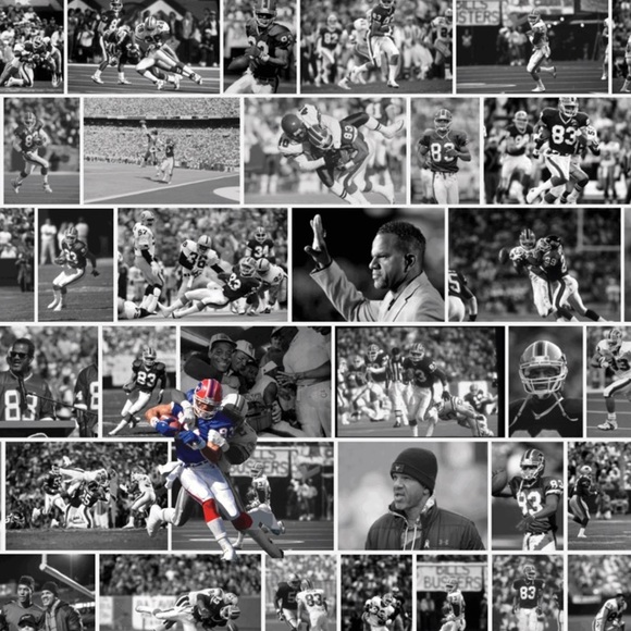 Framed 11 x 14 Inch Painting of Andre Reed - Picture 3 of 4